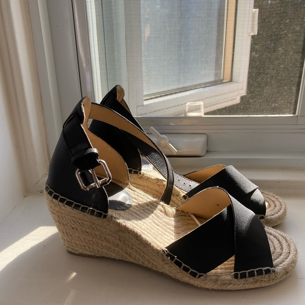 GAP crossover strap Black espadrilles 👠 - Picture 7 of 7